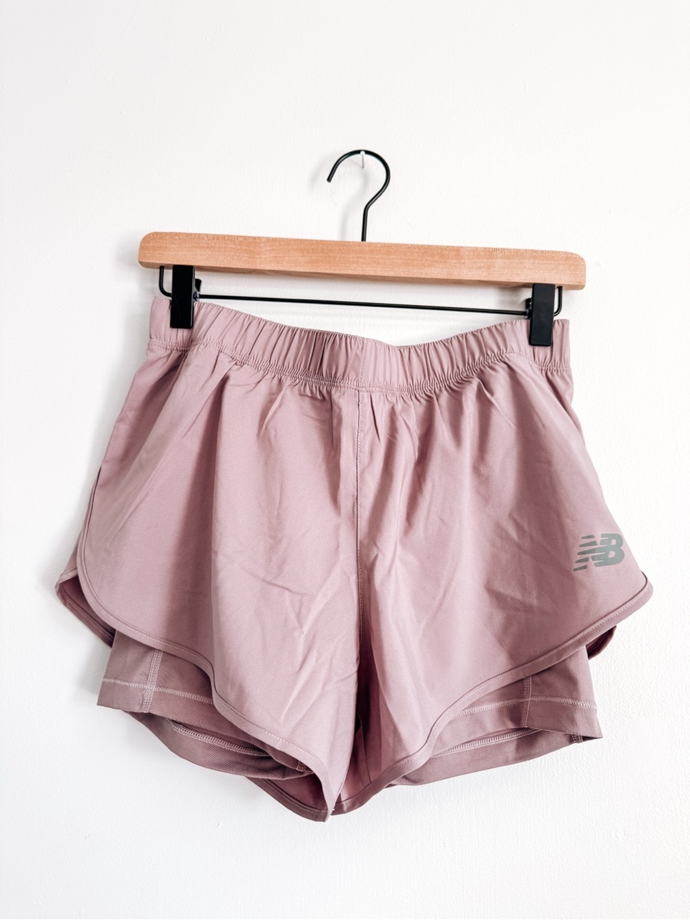 New Balance Pink Running Shorts Recycled Polyester Athletic Shorts Size S